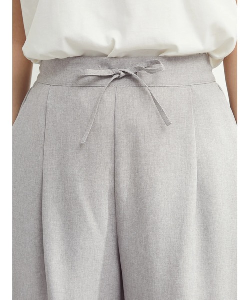 Green　Parks（グリーンパークス）の「麻調ストレートパンツ（その他パンツ・レディース・グリーン/ブラウン/グレー・FREE）」の9枚目の写真