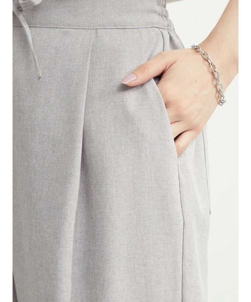 Green　Parks（グリーンパークス）の「麻調ストレートパンツ（その他パンツ・レディース・グリーン/ブラウン/グレー・FREE）」の10枚目の写真