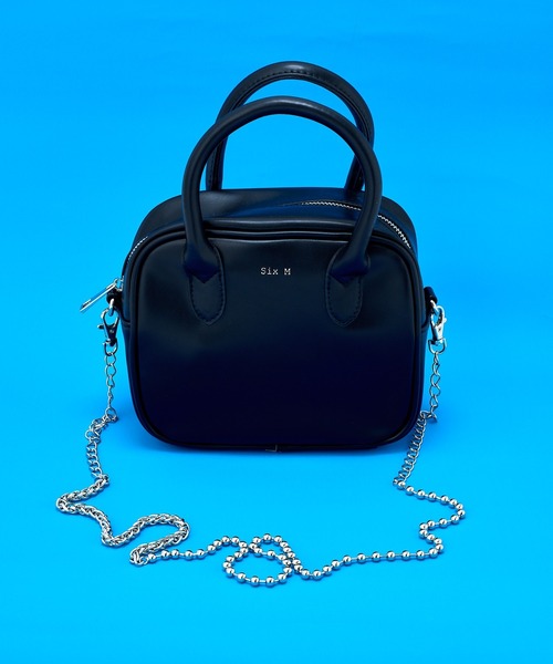 WHO'S WHO gallery（フーズフーギャラリー）の「【SixM/シックスエム】ミニBAG（ハンドバッグ・レディース・ブラウン/ブラック・FREE）」の2枚目の写真