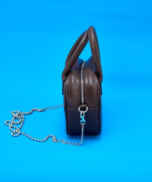 WHO'S WHO gallery（フーズフーギャラリー）の「【SixM/シックスエム】ミニBAG（ハンドバッグ・レディース・ブラウン/ブラック・FREE）」の11枚目の写真