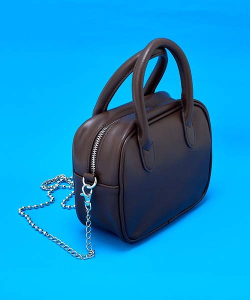 WHO'S WHO gallery（フーズフーギャラリー）の「【SixM/シックスエム】ミニBAG（ハンドバッグ・レディース・ブラウン/ブラック・FREE）」の12枚目の写真