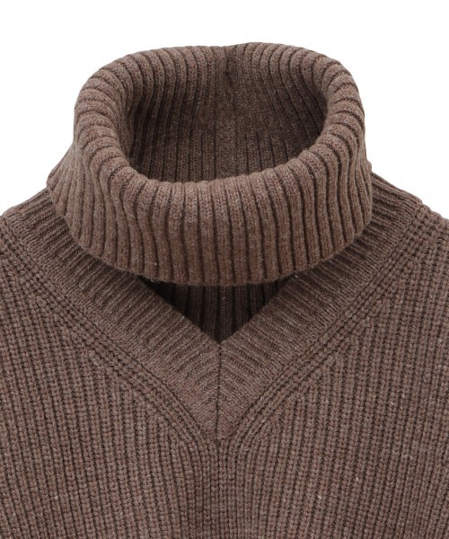 CLANE(クラネ)の「CLANE/クラネ/2WAY NECK WARMER KNIT TOPS(ニット/セーター・レディース・アイボリー/ブラック/ベージュ・1)」の15枚目の写真