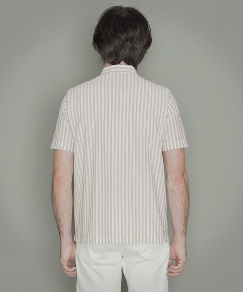 MACKINTOSH LONDON（マッキントッシュ ロンドン）の「ピケストライプ半袖プルオーバーシャツ（Tシャツ/カットソー・メンズ・ベージュ系その他/ブルー系その他2・L/XL/M）」の11枚目の写真