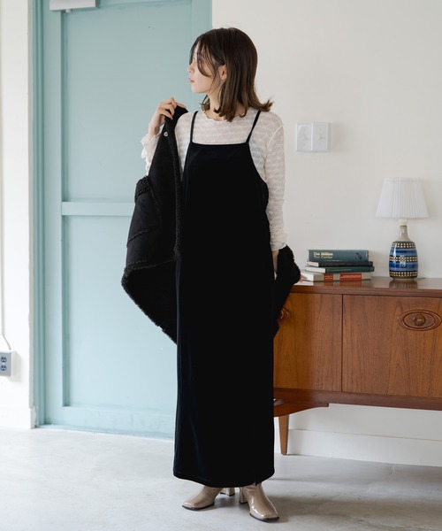 Kastane（カスタネ）の「【サイズ展開あり/新色追加】ベロアキャミ