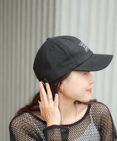 CIAOPANIC TYPY（チャオパニックティピー）の「クラシカル刺繍ロゴキャップ（キャップ・レディース・レッド/ブラック/グリーン・ONE SIZE）」の4枚目の写真