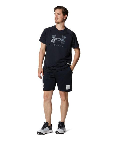 UNDER ARMOUR(アンダーアーマー)の「UAテック ショートスリーブ シャツ 〈ビッグロゴ〉(ベースボール/メンズ)(Tシャツ/カットソー・メンズ・カーキ/ブラック・M/S/L/XL/3XL/XXL)」の16枚目の写真