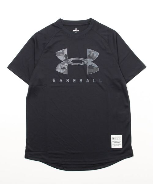 UNDER ARMOUR(アンダーアーマー)の「UAテック ショートスリーブ シャツ 〈ビッグロゴ〉(ベースボール/メンズ)(Tシャツ/カットソー・メンズ・カーキ/ブラック・M/S/L/XL/3XL/XXL)」の9枚目の写真