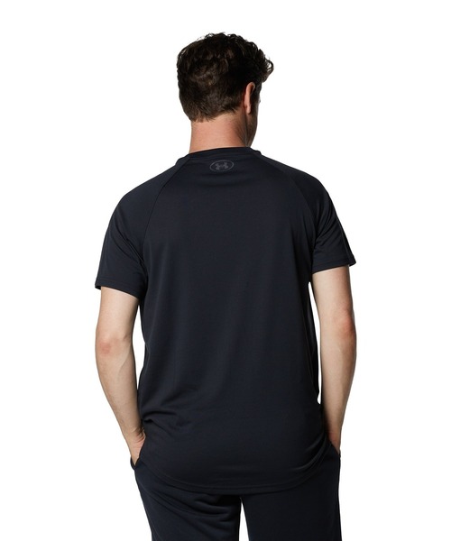UNDER ARMOUR(アンダーアーマー)の「UAテック ショートスリーブ シャツ 〈ビッグロゴ〉(ベースボール/メンズ)(Tシャツ/カットソー・メンズ・カーキ/ブラック・M/S/L/XL/3XL/XXL)」の3枚目の写真