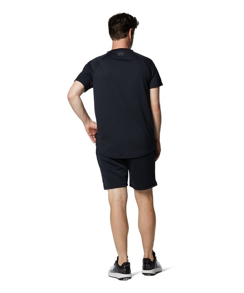 UNDER ARMOUR(アンダーアーマー)の「UAテック ショートスリーブ シャツ 〈ビッグロゴ〉(ベースボール/メンズ)(Tシャツ/カットソー・メンズ・カーキ/ブラック・M/S/L/XL/3XL/XXL)」の5枚目の写真