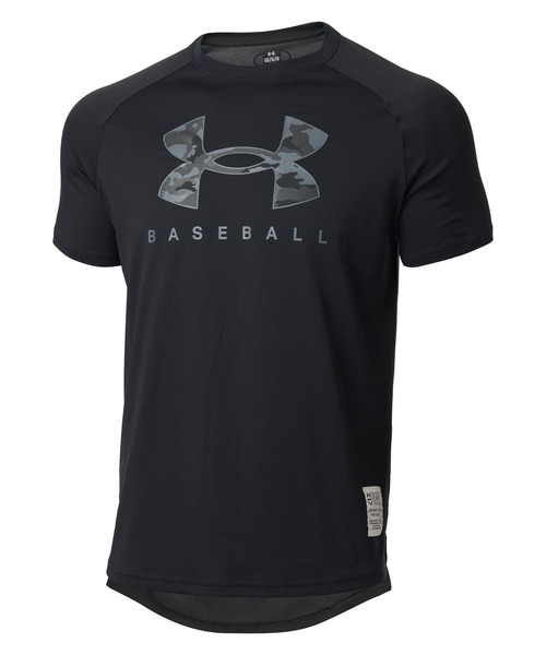 UNDER ARMOUR(アンダーアーマー)の「UAテック ショートスリーブ シャツ 〈ビッグロゴ〉(ベースボール/メンズ)(Tシャツ/カットソー・メンズ・カーキ/ブラック・M/S/L/XL/3XL/XXL)」の14枚目の写真