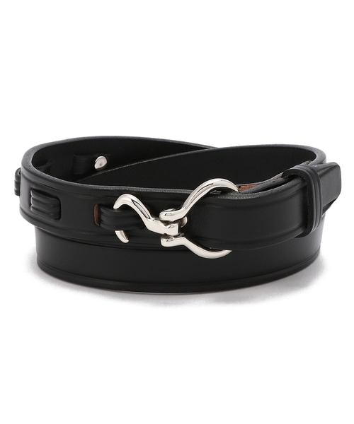 TORY LEATHER(トリーレザー)の「TORY LEATHER/トリーレザー Mini Hoof Pick Belt レザーベルト(ベルト・メンズ・ブラック・34/32/30/28)」の2枚目の写真