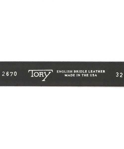 TORY LEATHER(トリーレザー)の「TORY LEATHER/トリーレザー Mini Hoof Pick Belt レザーベルト(ベルト・メンズ・ブラック・34/32/30/28)」の6枚目の写真