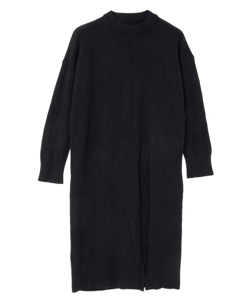 ハイク　 SWEATER DRESS サイドスリットニットワンピース fifth（フィフス）の「サイドスリットニットワンピース