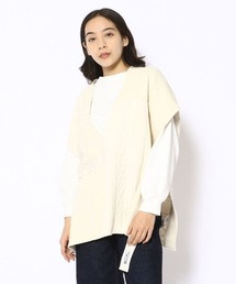 MANASTASH/マナスタッシュ　W's PATCHWORK VEST　パッチワークベスト<br>