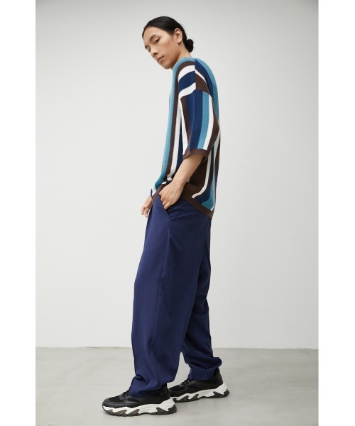 AZUL by moussy(アズールバイマウジー)の「PINTUCK COMFORTABLE TROUSERS/ピンタックコンフォータブルトラウザーズ(その他パンツ・メンズ・ダークネイビー/ブラウン・MEDIUM/LARGE)」の14枚目の写真