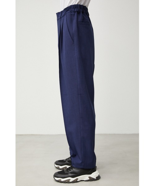 AZUL by moussy(アズールバイマウジー)の「PINTUCK COMFORTABLE TROUSERS/ピンタックコンフォータブルトラウザーズ(その他パンツ・メンズ・ダークネイビー/ブラウン・MEDIUM/LARGE)」の16枚目の写真