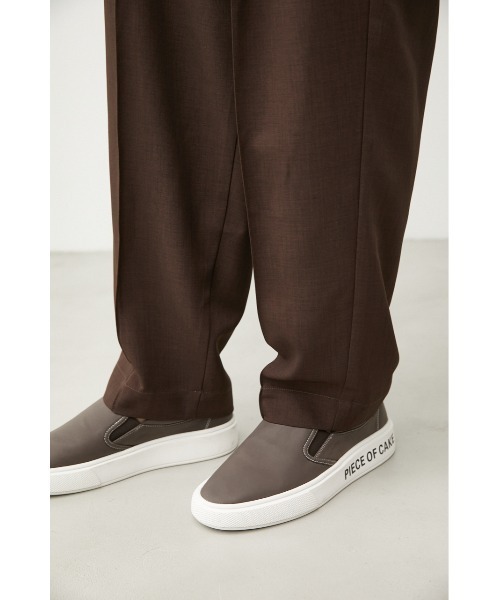 AZUL by moussy(アズールバイマウジー)の「PINTUCK COMFORTABLE TROUSERS/ピンタックコンフォータブルトラウザーズ(その他パンツ・メンズ・ダークネイビー/ブラウン・MEDIUM/LARGE)」の11枚目の写真