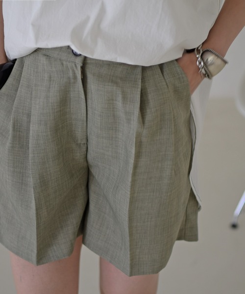 Marient(マリエント)の「ヘザータックショートPT(その他パンツ・レディース・チャコール/イエロー/グレイッシュベージュ・FREE)」の10枚目の写真