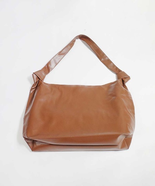 shopnikoniko（ショップニコニコ）の「合成皮革 ノットハンドル トートバッグ（トートバッグ・レディース・ホワイト/ブラウン/ベージュ/ブラック・フリー）」の20枚目の写真