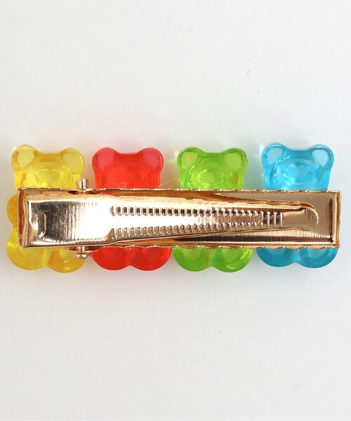 BREEZE（ブリーズ）の「くまグミヘアピン（ヘアピン・キッズ・ピンク/サックスブルー・FREE）」の4枚目の写真