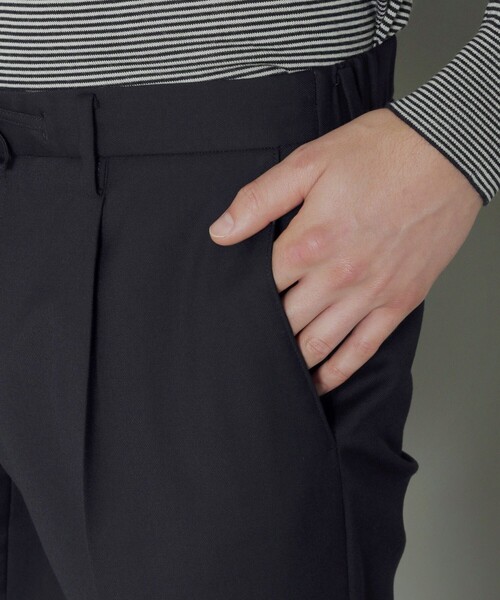 MACKINTOSH LONDON(マッキントッシュ ロンドン)の「【Breasy Jacket】ストレッチツイル無地セットアップパンツ(その他パンツ・メンズ・ダークネイビー・36/38/40/42)」の6枚目の写真