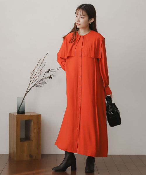 【美品】ワンピース URBAN RESEARCH お呼ばれドレス 定価16000 URBAN RESEARCH ROSSO ワンピース 配色レースストレートドレス