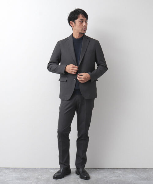 NOLLEY'S goodman（ノーリーズグッドマン）の「OXプリント スリムフィットジャケット セットアップ（テーラードジャケット・メンズ・ネイビー/グレー・M/S/XL/L）」の15枚目の写真