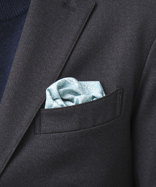 NOLLEY'S goodman（ノーリーズグッドマン）の「OXプリント スリムフィットジャケット セットアップ（テーラードジャケット・メンズ・ネイビー/グレー・M/S/XL/L）」の10枚目の写真