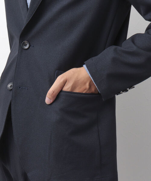 NOLLEY'S goodman（ノーリーズグッドマン）の「OXプリント スリムフィットジャケット セットアップ（テーラードジャケット・メンズ・ネイビー/グレー・M/S/XL/L）」の22枚目の写真