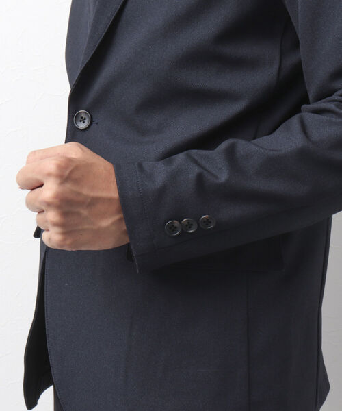 NOLLEY'S goodman（ノーリーズグッドマン）の「OXプリント スリムフィットジャケット セットアップ（テーラードジャケット・メンズ・ネイビー/グレー・M/S/XL/L）」の13枚目の写真