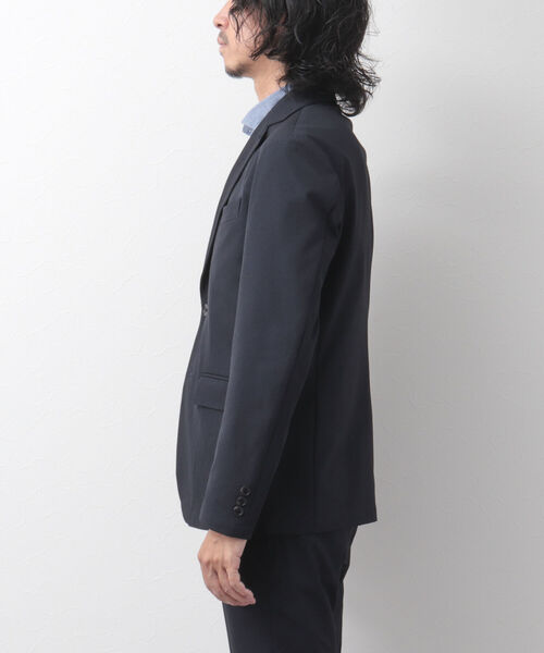 NOLLEY'S goodman（ノーリーズグッドマン）の「OXプリント スリムフィットジャケット セットアップ（テーラードジャケット・メンズ・ネイビー/グレー・M/S/XL/L）」の8枚目の写真