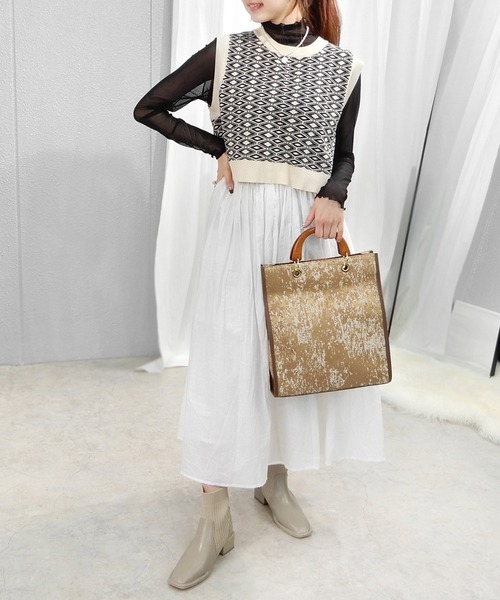 minia（ミニア）の「ソックスブーツ　◆（ブーツ・レディース・ブラック/ベージュ/モカ/カーキ・LL/M/S/L）」の16枚目の写真