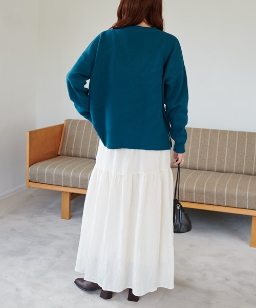 DISCOAT（ディスコート）の「ジャガードロゴプルオーバー（ニット/セーター・レディース・ブラウン/ブルー/アイボリー・FREE）」の16枚目の写真