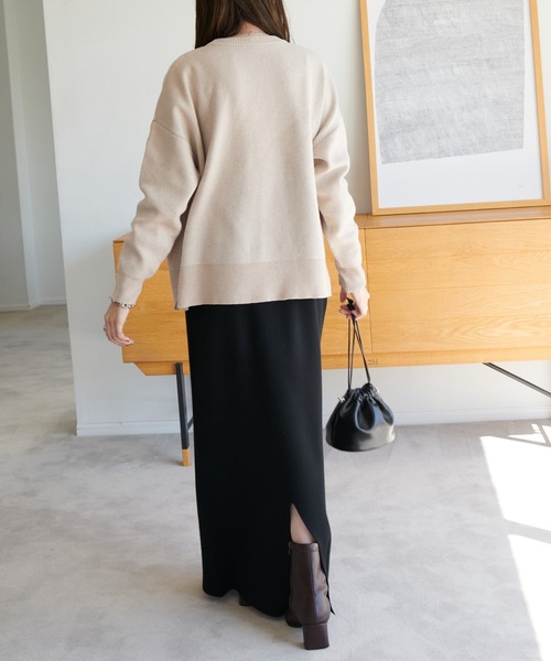 DISCOAT（ディスコート）の「ジャガードロゴプルオーバー（ニット/セーター・レディース・ブラウン/ブルー/アイボリー・FREE）」の10枚目の写真