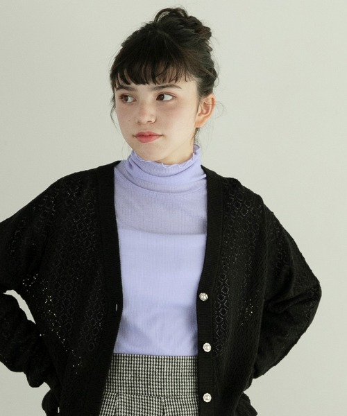 GLOBAL WORK（グローバルワーク）の「シアーメローインナー/AND YUA ANY/150898（その他トップス・キッズ・ホワイト/ブラック/ブルー/パープル系その他5・150cm/160cm）」の4枚目の写真