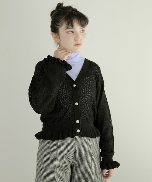 GLOBAL WORK（グローバルワーク）の「シアーメローインナー/AND YUA ANY/150898（その他トップス・キッズ・ホワイト/ブラック/ブルー/パープル系その他5・150cm/160cm）」の6枚目の写真