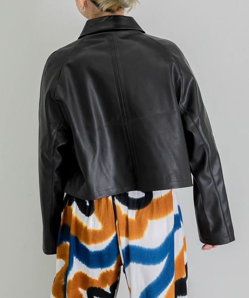 COOME(コーメ)の「COOME ECHO LEATHERSHORT JACKET COOME(コーメ)の「COOME ECHO LEATHERSHORT JACKET