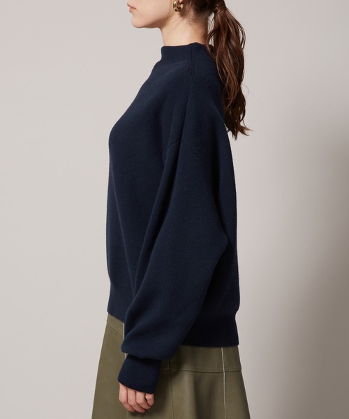 ROPE'（ロペ）の「【新色追加】スウェットライクボートネックニット（ニット/セーター・レディース・オフホワイト/ベージュ/ネイビー/ピンク系その他2・38）」の9枚目の写真