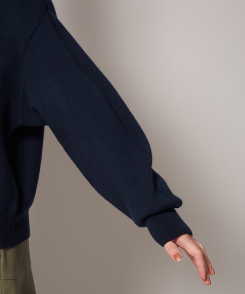 ROPE'（ロペ）の「【新色追加】スウェットライクボートネックニット（ニット/セーター・レディース・オフホワイト/ベージュ/ネイビー/ピンク系その他2・38）」の12枚目の写真