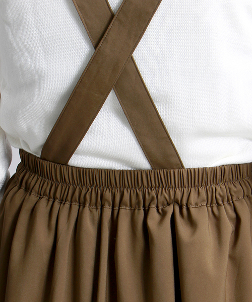 WEGO（ウィゴー）の「WEGO/タックロングスカート（スカート・レディース・ブラック/カーキ・FREE）」の5枚目の写真