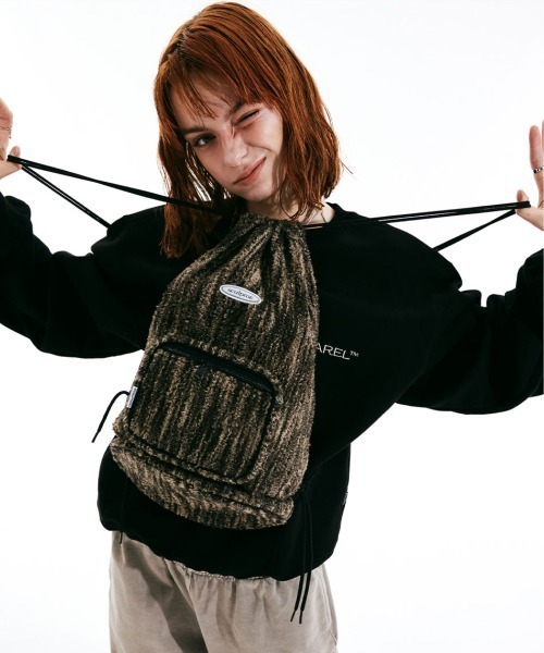 SCULPTOR（スカルプター）の「Fuzzy Drawstring Bag/ファジー