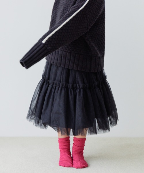 LOWRYS FARM（ローリーズファーム）の「チュールスカート　174201（スカート・キッズ・ブラック/ブルー・110cm/120cm/130cm/140cm/150cm）」の16枚目の写真