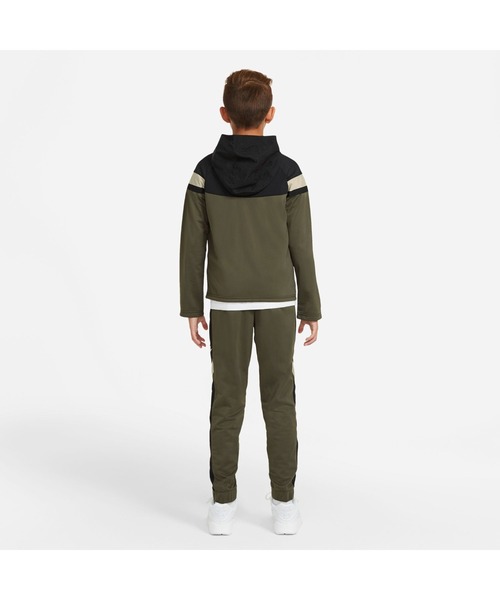 NIKE（ナイキ）の「ナイキ NIKE ナイキ YTH POLY ウーブン OVRLY トラックスーツ（ジャージ・キッズ・ブラック/ホワイト×ブラック・150cm/160cm/130cm/140cm）」の4枚目の写真