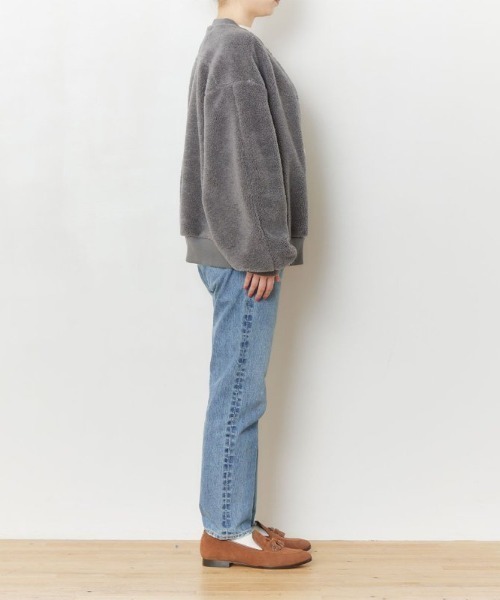 THE SHINZONE(ザ シンゾーン)の「THE SHINZONE BOA CAPLIN BLOUSON 22AMSJK03(ブルゾン・レディース・ブラウン/グレー/オフホワイト・FREE)」の10枚目の写真