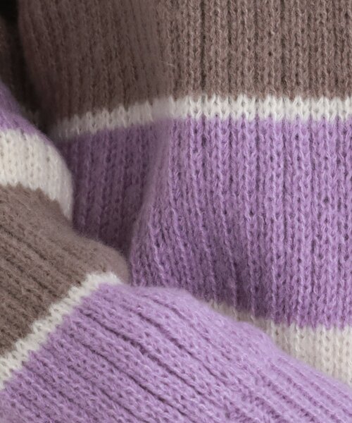 Cutie Blonde（キューティーブロンド）の「◆ショート丈ニットプルオーバー（ニット/セーター・レディース・ブラック系4/ホワイト系その他5/オレンジ系その他4/ライトパープル・00）」の11枚目の写真