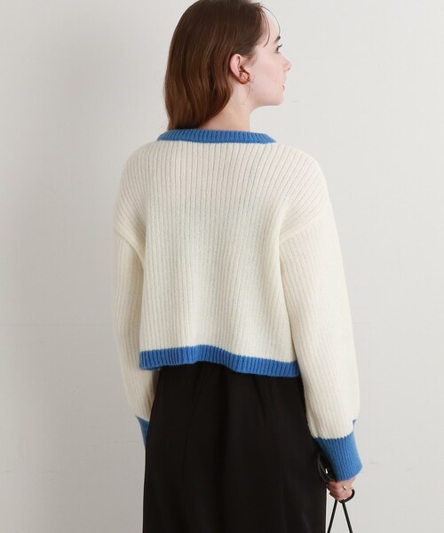 Cutie Blonde（キューティーブロンド）の「◆ショート丈ニットプルオーバー（ニット/セーター・レディース・ブラック系4/ホワイト系その他5/オレンジ系その他4/ライトパープル・00）」の21枚目の写真