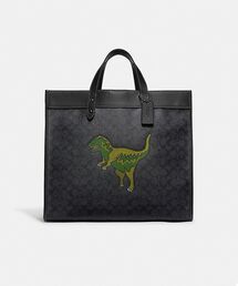 ★新品 コーチ レキシー 恐竜 フィールド トート 40 ショルダー 2way 公式】COACH – コーチ | フィールド トート 40 シグネチャー