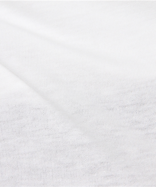 AZUL by moussy（アズールバイマウジー）の「30/-CVC天竺BCヨーク切替R/N半袖PO（Tシャツ/カットソー・レディース・オフホワイト/ブラック/ネイビー/ホワイト系その他/ブラック系その他・X-SMALL/SMALL/LARGE/MEDIUM）」の12枚目の写真