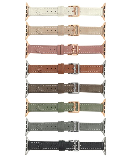 Urban Coral（アーバンコーラル）の「Apple Watch Band / アップルウォッチ バンド くすみカラースリムレザー / Urban Coral（デジタル腕時計・レディース・グレー/ブラック/グリーン/ピンク/ブラウン/ホワイト/ベージュ/モカ・40mm）」の13枚目の写真