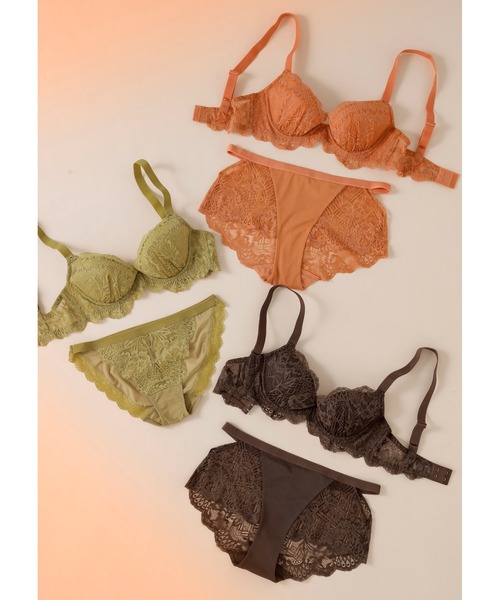 Chut！ INTIMATES（シュットインティメイツ）の「ボリュームアップブラ ビキニショーツ (C396)（ショーツ・レディース・ダークブラウン/イエロー/オレンジ系その他・M/L）」の9枚目の写真
